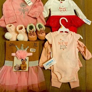 Baby girl newborn bundle.